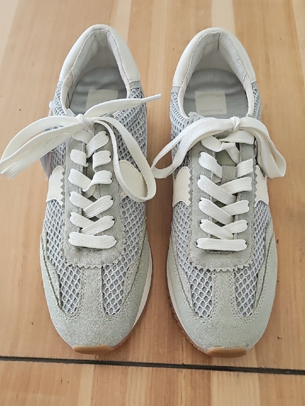 Women’s Dolce Vita - B.ntcd Mesh Sneakers in Sage Green - Picture 3 of 8